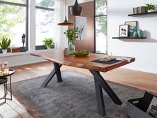 Baumtisch Massivholz Tisch mit