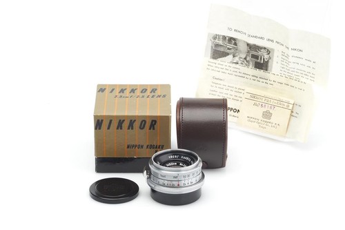 Nikon nikkor 5 3 - w-nikkor.c, 2.5/3.5cm