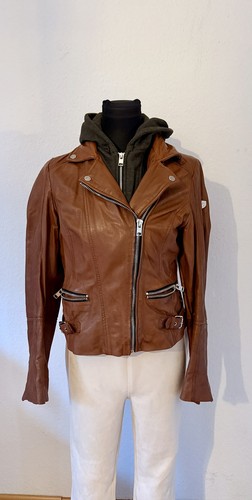 Echt leder jacke mit - echt,