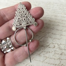 Silberfibel Berberschmuck Antik Gepunzt
