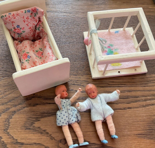 Vintage babypuppenset - vintage,