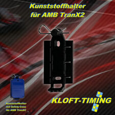 Kunststoffhalter mit Metall-Clip  NEU für AMB TranX2 Transponder