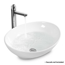 Waschbecken Keramik Oval