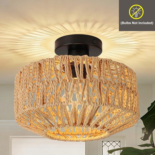 Deckenleuchte rattan decke - deckenleuchte,