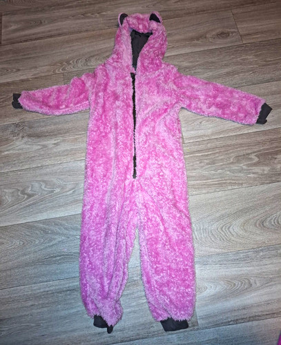 Overall mädchen fleece - mädchen, kapuze