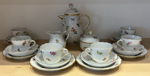 Meissen porzellan mokkaservice - meissen,