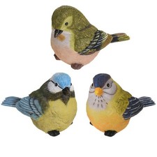 3er-Set Dekofiguren Vögel