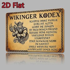 Blechschild Wikinger Kodex