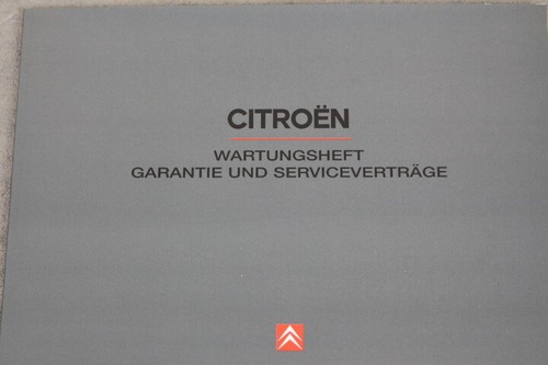 Ciroen serviceheft - serviceheft, /
