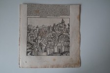 Rom (Tiburtina), Stadtansicht, Inkunabel, Schedel Weltchronik, dt. Ausgabe, 1493