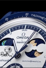 Swatch OMEGA  Mission To Earthphase Moonshine Gold Beaver Moon