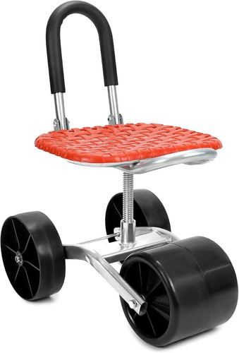 Qwork gartenhocker mit - qwork, rollen
