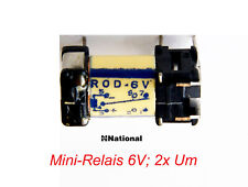 Miniatur Relais, 6 Volt, 1x Um, 1 Stück.  Printmontage