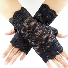 SPITZE ARMSTULPEN SPITZEN HANDSCHUHE GOTHIC FESTIVAL COSPLAY LOLITA PUNK qq