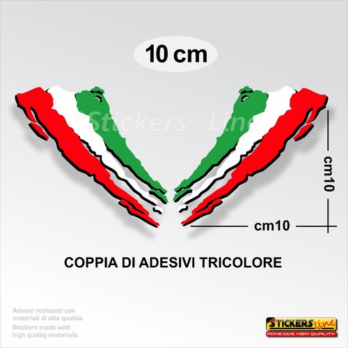 Tricolore aufkleber 10 cm - 10,