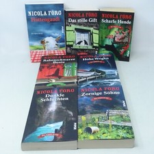 NICOLA FÖRG Alpen Krimi Band 3 7 8 9 13 14 15 Zornige Söhne Hohe Wogen  7x Buch