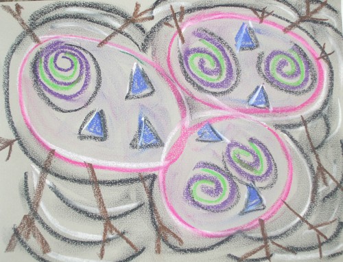 Original pastellzeichnung von - original,