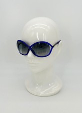 Tom Ford Whitney Sonnenbrille blaues Gestell Gläser mit Farbverlauf
