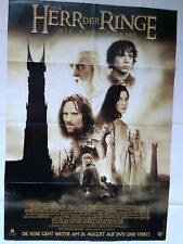 A1 - Filmplakat - Herr der Ringe - Die 2 Türme - (gefaltet) 