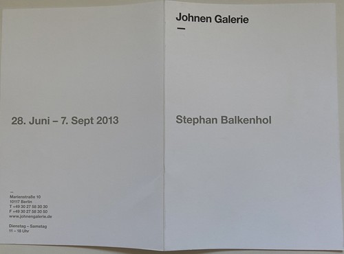 Stephan balkenhol signiert - balkenhol, a5