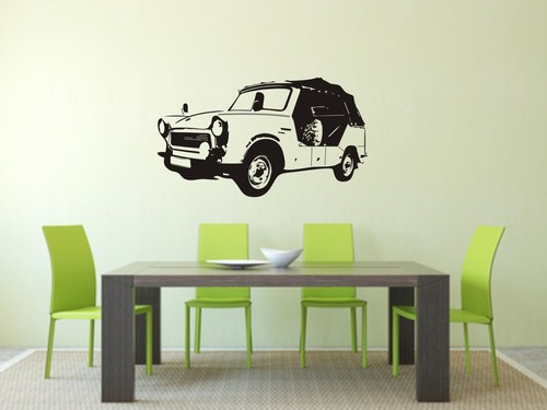 Wandtattoo trabant kübel - trabant,