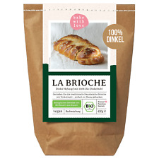 Bio Dinkel Brioche Backmischung | Französischer Hefezopf mit 100% Dinkelmehl