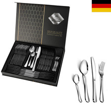 Besteckset 48 teilig für 12 personen besteck essbesteck tafelbesteck edelstahl