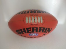 Sherrin Spielball Leder Ball Australian Football League AFL Kangoroo Rugby 