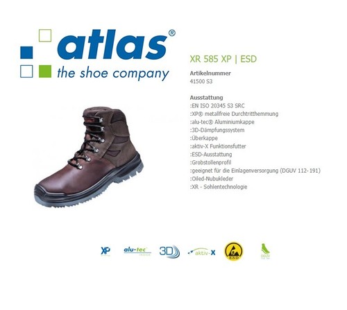 Atlas arbeitsschuhe - atlas, /