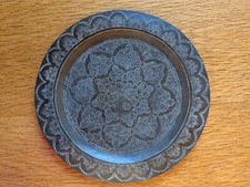 Teller alt, antik, orientalisch, Teetablett, Kerzenteller