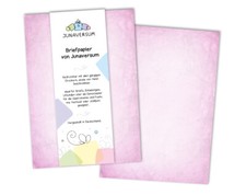 Briefpapier rosa Briefbogen