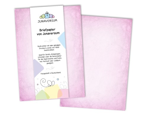 Briefpapier rosa briefbogen - rosa,