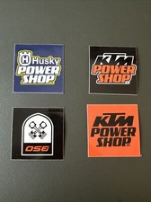Aufkleber Set für KTM, Husky, OSE, Power Shop Sticker 5x5cm