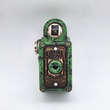 Vintage 1930er grün marmoriert Coronet Midget Miniatur 16 mm Kamera Bakelit...