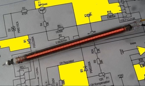 Nixie in9 bargraph - nixie, röhre