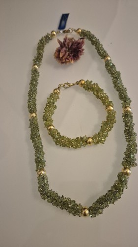 Schönes grünes peridot set - schönes,