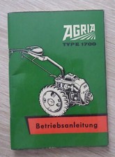 Agria Einachser 1700 Betriebsanleitung