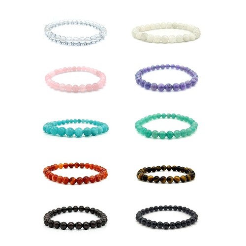 Edelstein armband aus echtem - edelstein,