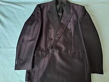 Herren Sakko Lila Schwarz Neuwertig Größe 48
