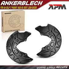 2x Ankerblech Bremsscheibe