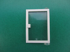 1x Lego Haus Tür 1x4x5 rechts weiß Scheibe transparent 73435c01  (190522K4)
