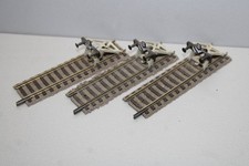 Fleischmann 3 Stück Prellbock mit geradem Gleis Profigleis Spur H0 #M29
