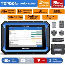 HOT Topdon Artidiag PRO Profi Auto Diagnosegerät OBD2 Deutsch ALLE SYSTEM VW BMW