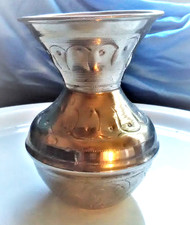 Vase handarbeit versilbert - handarbeit,