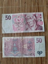 Tschechische Kronen, benutztes