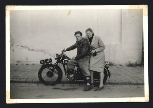 Fotografie motorrad puch paar - fotografie, puch,
