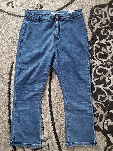 Jeans capri stretch blau 42 - stretch,