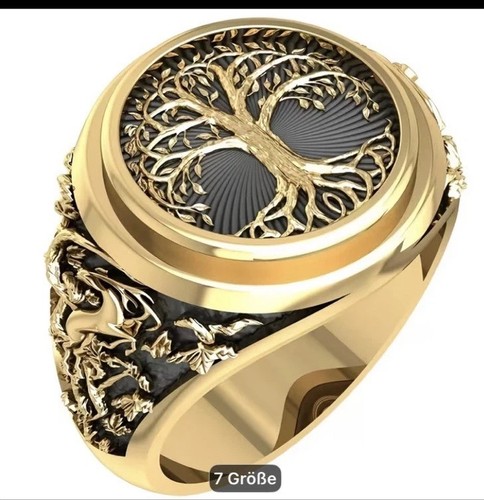 Herrenring siegelring 14karat - herrenring,