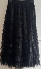 Damen Tüllrock 3-lagig Gr.36