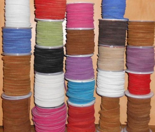 Meter wildlederband 3x2mm - 1,